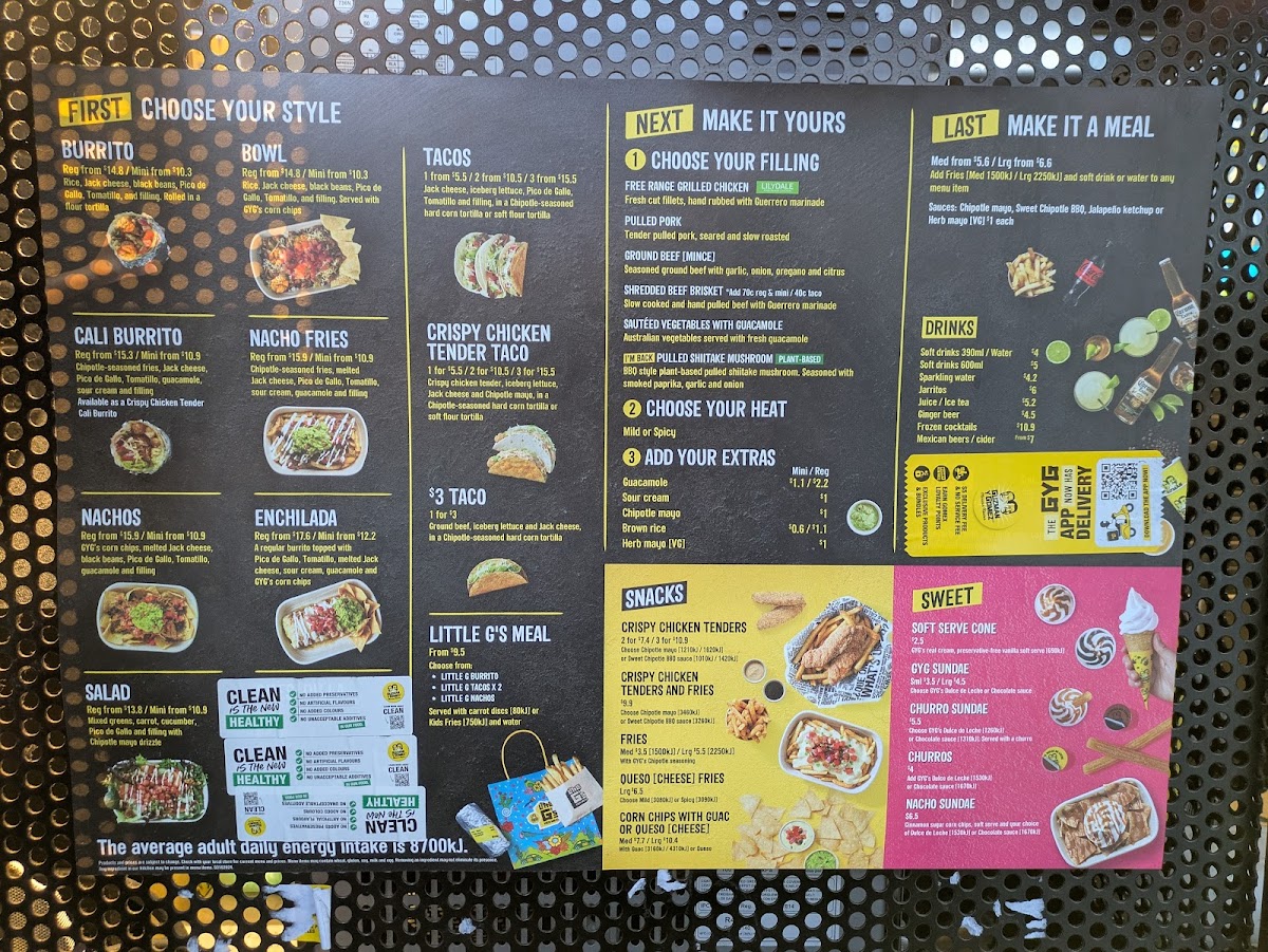 Menu Guzman Y Gomez - Icc Darling Harbour-2