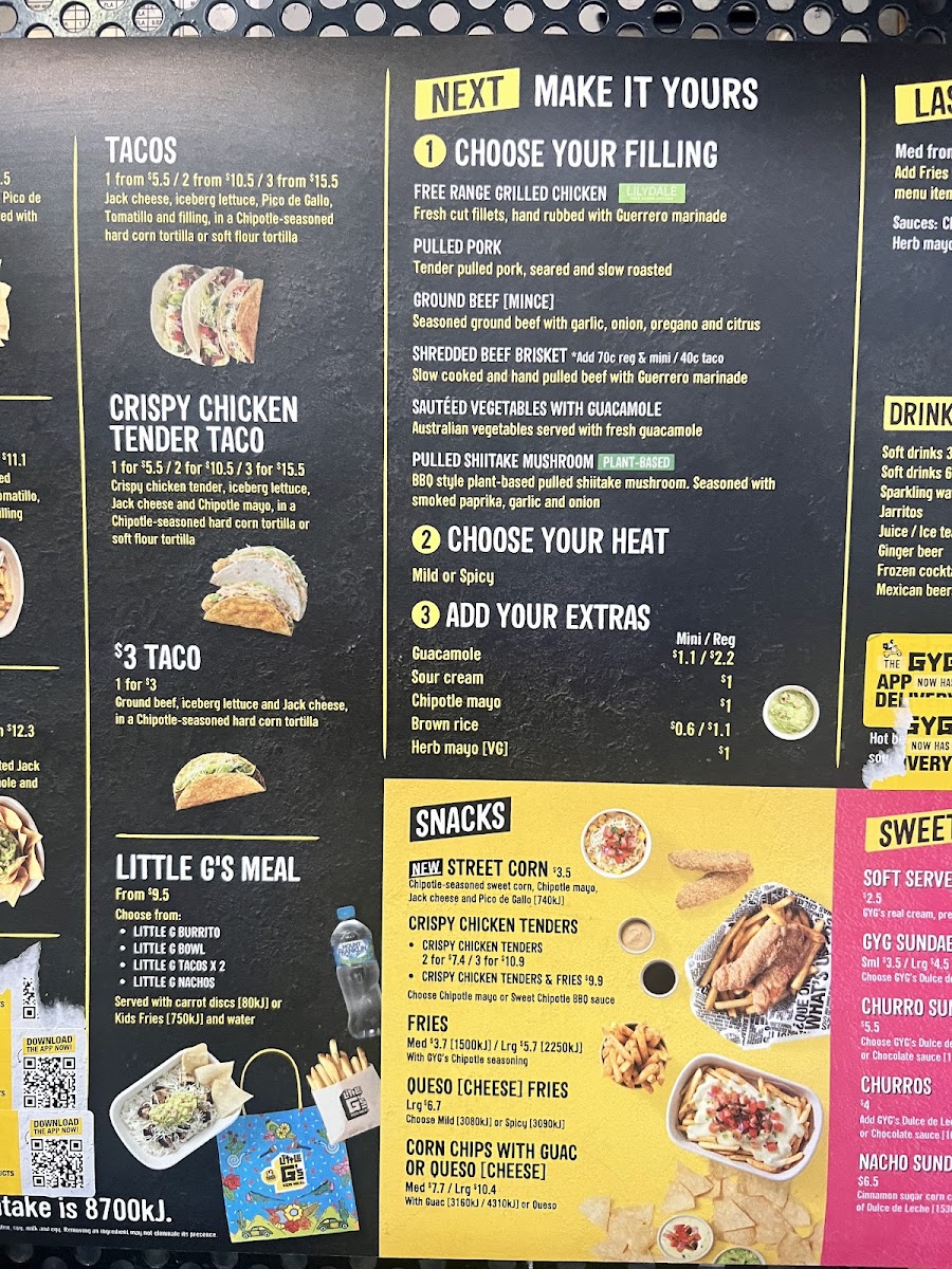 Menu Guzman Y Gomez - Icc Darling Harbour-5